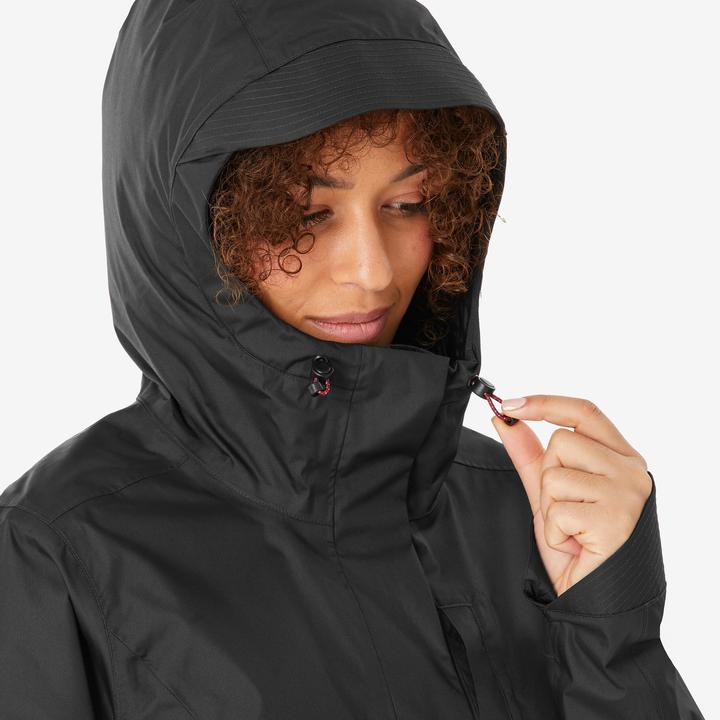Immagine prodotto Quechua Wanderjacke Damen wasserdicht - NH500 schwarz (L)