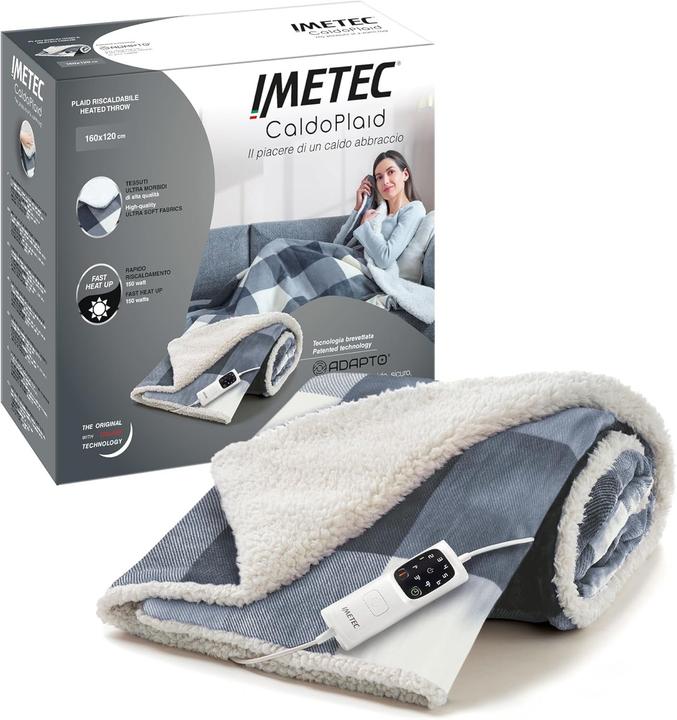 Imetec Adapto CaldoPlaid bed warmer 160x120cmTartan (120 x 160 cm)