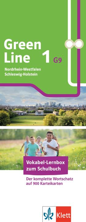 Produktbild Green Line 1 G9 (Ausgabe ab 2019) Klasse 5 Vokabel-Lernbox zum Schulbuch (Deutsch, 2020)