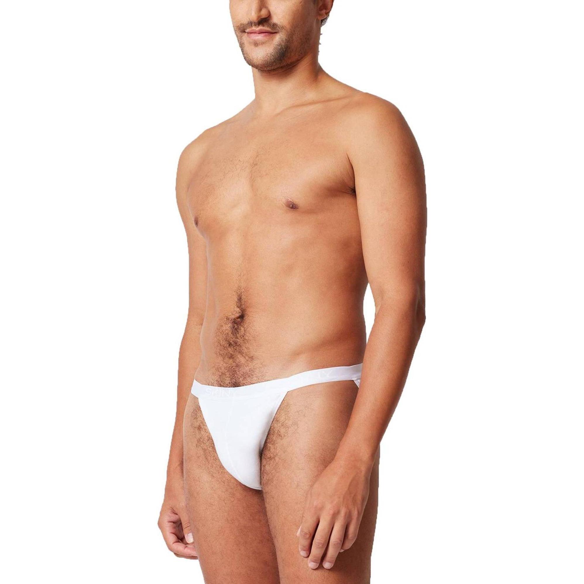 Thumbnail - Skiny, Herren, Unterhosen, Slip Klassisch Bequem sitzend, Weiss, (S, 4er Pack)