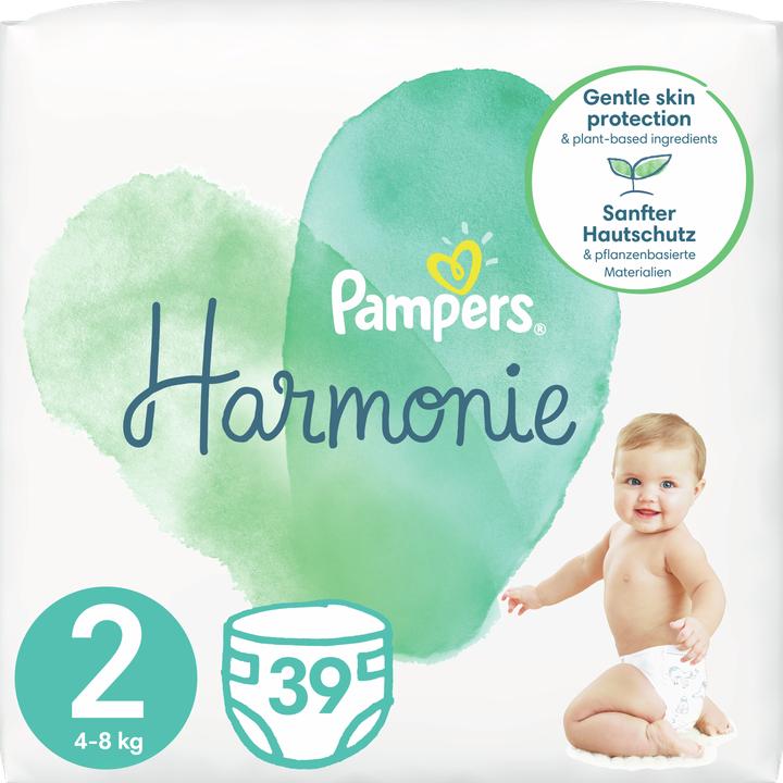 Actual product image Pampers Harmonie, Size 2, 39 Diapers, 4kg-8kg (Size 2, Pack, 39 pcs.)