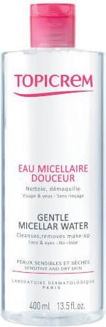 Image du produit Topicrem UH FACE Eau micellaire douce (Eau micellaire, 200 ml)