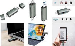Actual product image LogiLink USB 3.2 Gen1 card reader (USB-C 3.2 Gen 1)