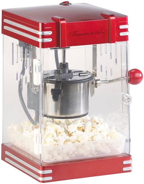 Produktbild Rosenstein & Söhne Retro-Popcorn-Maschine "Theater" im 50er-Jahre-Look