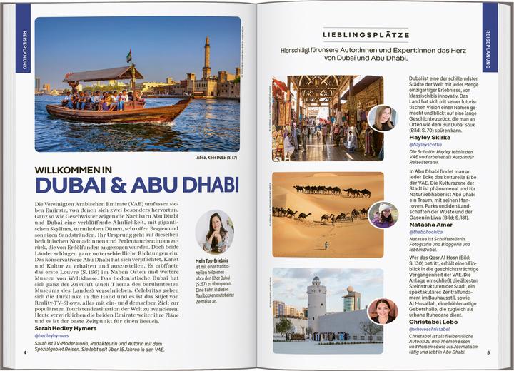 Produktbild Reiseführer Dubai & Abu Dhabi (Deutsch, Sarah Hedley Hymers, Hayley Skirka, Christabel Lobo, Natasha Amar, 2024)