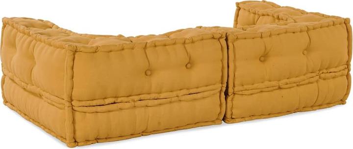 Produktbild vidaXL Modularer Pouf Gestreift Stoff (2-Sitzer)