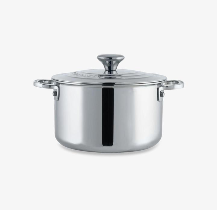 Actual product image Le Creuset 3-Ply Plus 5pcs. pot set (Pan set + pot set, Stainless steel)