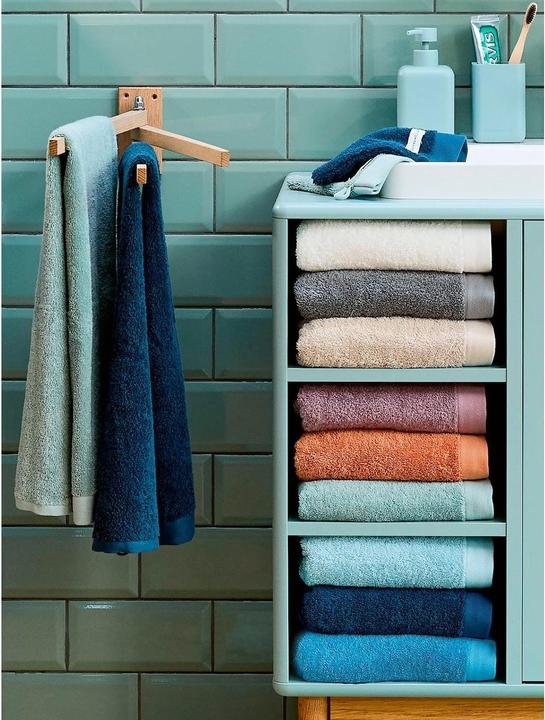 Produktbild Tom Tailor Duschtuch 140 x 70 cm, Blau, Eigenschaften: Keine (140 x 70 cm)