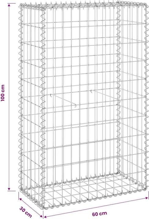 Produktbild vidaXL Gabionenwand