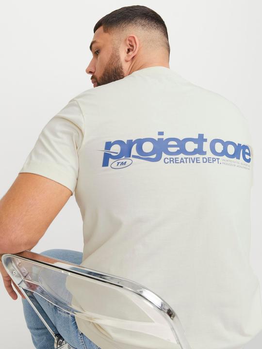 Produktbild Jack & Jones Plus Size Rückenprint T-shirt T-shirt (4XL)