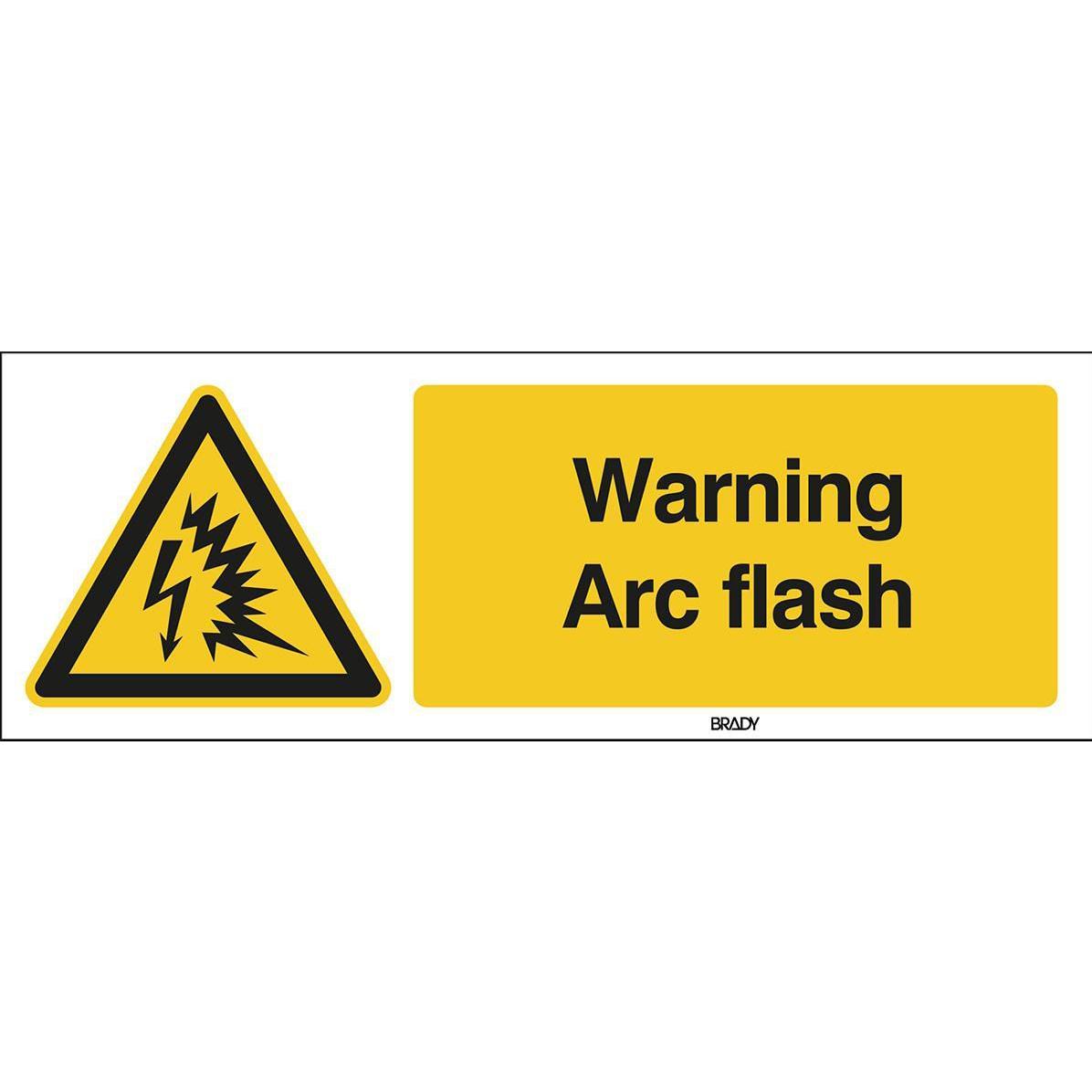 Thumbnail - Brady, Sicherheitskennzeichnung, ISO Safety Sign - Warning Arc