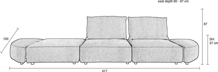 Produktbild Zuiver Hunter (4-Sitzer)