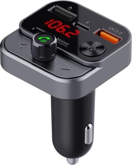 Produktbild Technaxx Bluetooth 5.3 FM-Transmitter für das Auto mit USB-C-&USB-A-Laden, Deep Bass Boost, Freispre