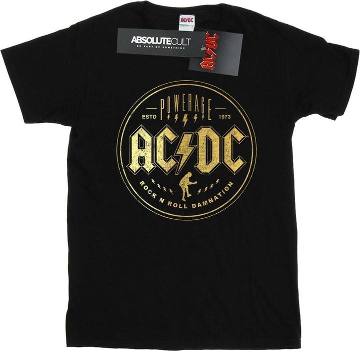 Produktbild AC/DC Rock N Roll Damnation Baumwolle Boyfriend TShirt (L)