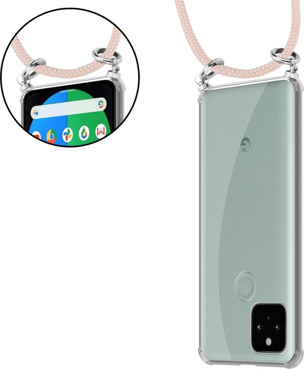 Produktbild Cadorabo TPU Handy Kette SILBER Cover