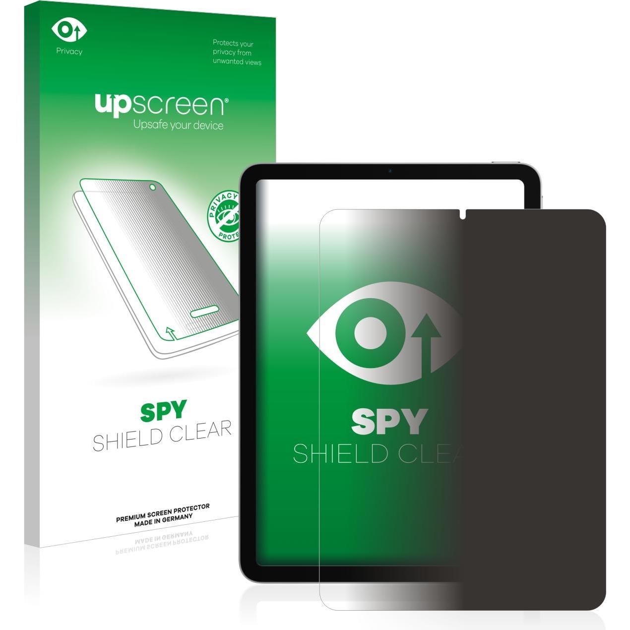 upscreen Spy Shield Blickschutzfolie (1 Stück, IPad Air 4 WiFi Cellular 2020 (4. Generation)), Tablet Schutzfolie