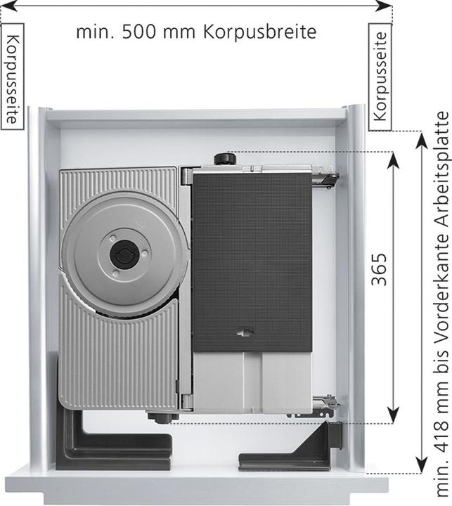Actual product image Dr. Ritter Built-in universal cutter AES 62 SL/-H and AES 62 SR/-H