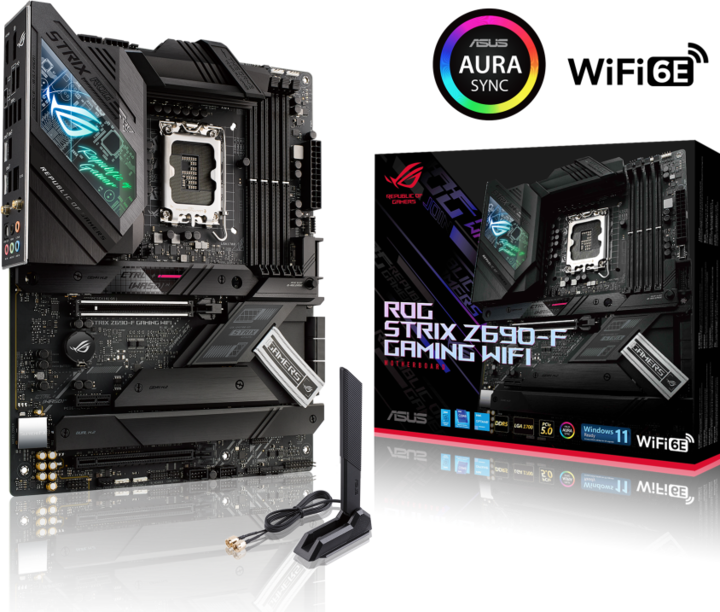 Produktbild ASUS ROG Strix Z690-F Gaming Wifi (LGA 1700, Intel Z690 (DDR5), ATX)
