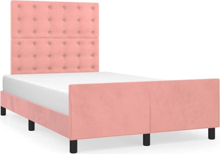 Image du produit vidaXL Bettgestell mit Kopfteil (120 x 200 cm)