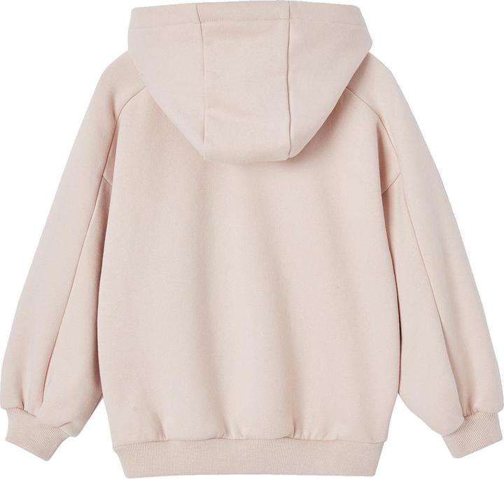 Actual product image Vertbaudet Girls' hooded sweatshirt with print (98)