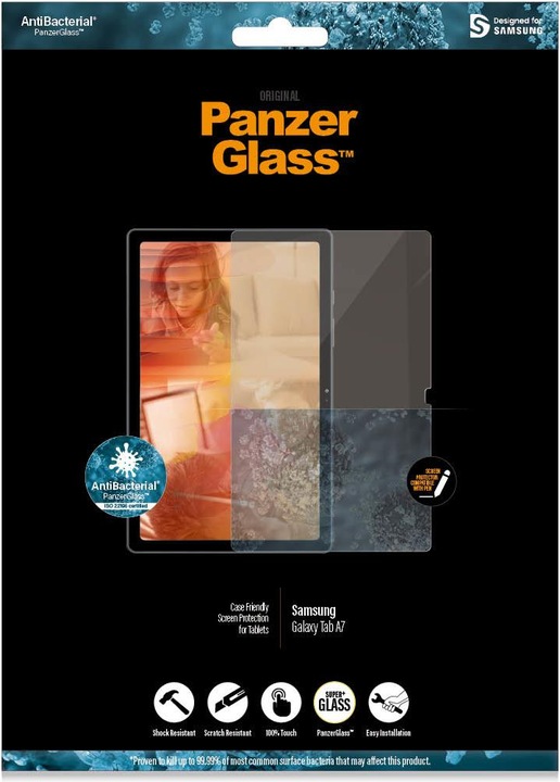 Productafbeelding PanzerGlass Zaakvriendelijk (1 Stuk, Galaxy Tab A7 10.4 (2020))
