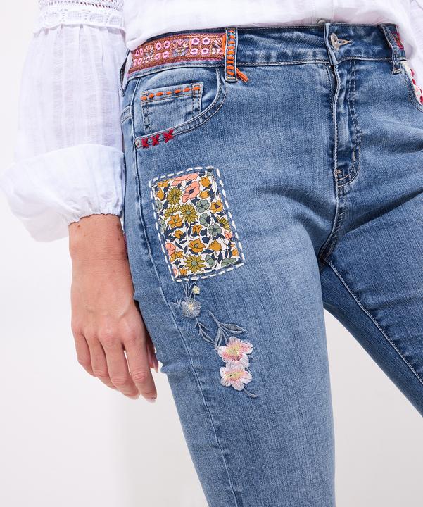 Actual product image Joe Browns LIMITED EDITION Patchwork Straight Leg Jeans
