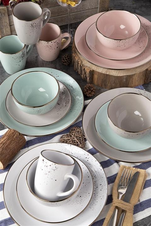 Actual product image Domoletti Dinner Plate With Speckle Brown 27cm (1x, 27 cm)