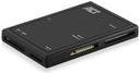 Produktbild USB 3.2 card reader, SD/micro SD/SDHC, black (USB)