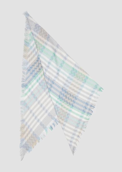 Image du produit S.Oliver Schal Gewebter dreieckiger Schal mit Karomuster