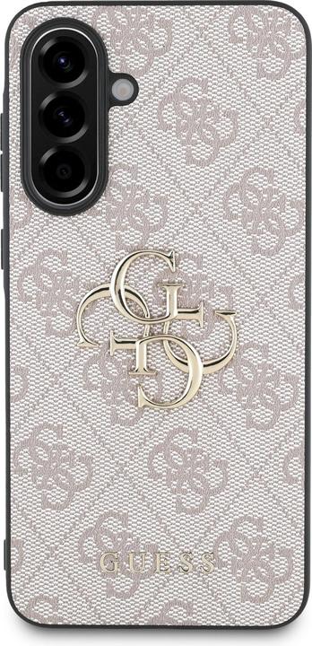 Actual product image Guess PU 4G Metal Logo Case für A566B Samsung Galaxy A56 5G - pink (Samsung Galaxy A56 5G)