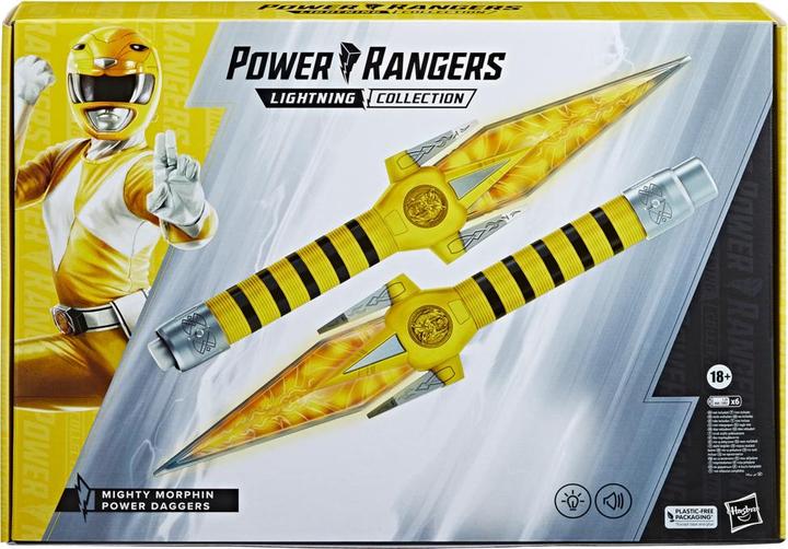Produktbild Hasbro Power Rangers Lightning Collection réplique Roleplay Premium 2022 Mighty Morphin Power Daggers