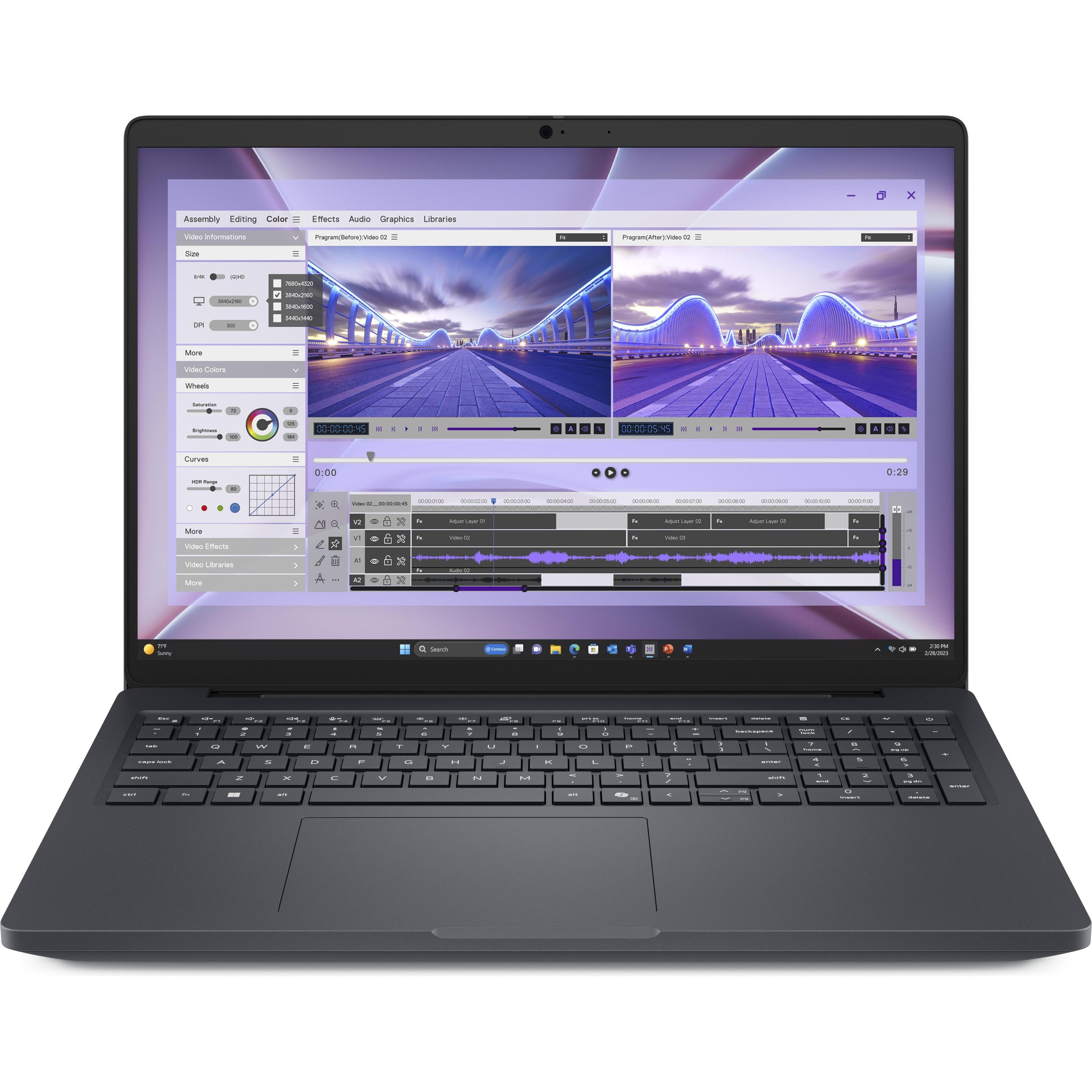 Dell Pro Max 16 MC16250 (16", 1000 GB, 32 GB, DE, Intel Core Ultra 7 265H), Notebook, Schwarz