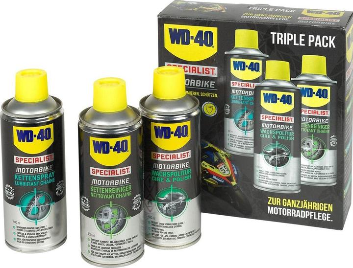 Image du produit WD-40 Set de soins Moto spécialisée (1200 ml)