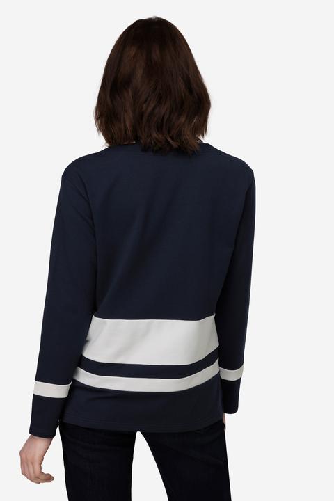 Produktbild Laurasøn Sweatshirt, Streifen, Print, Rundhals, Langarm (S)