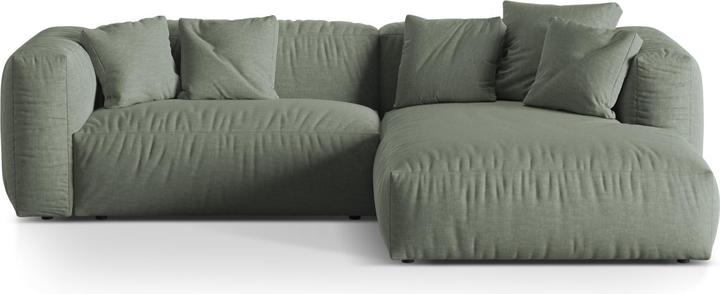 Image du produit Micadoni Canapé D'Angle Droit Modulaire, "Martina", 2 Places, 283x176x75 Fabriqué en Europe (Canapé modulaire, Canapé d'angle)