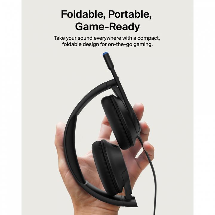 Productafbeelding Belkin Gaming On-Ear Kopfhörer für Kinder mit Kabel ENA011hqBK