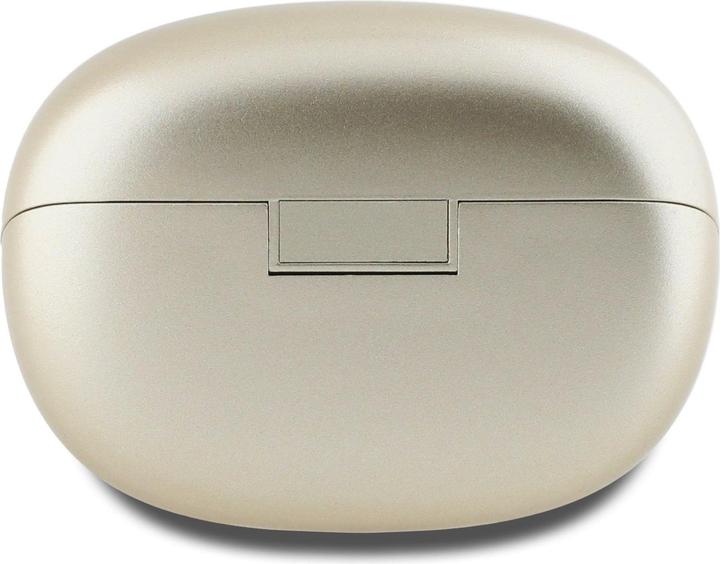 Actual product image Guess słuchawki Bluetooth GUTWST88MCTGD TWS + stacja dokująca złoty/gold Capsule Printed Logo (ANC, 6 h, Wireless)