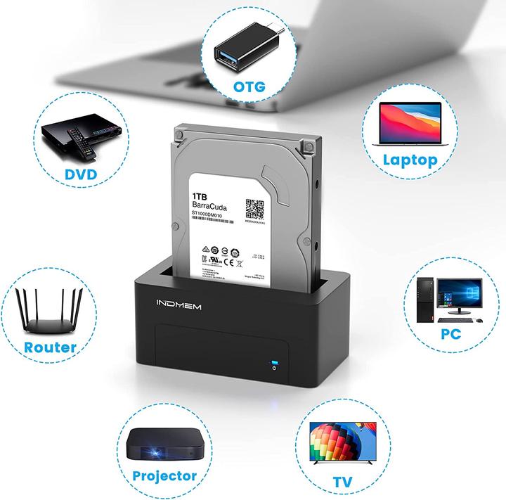 Actual product image Indmem SAS to USB 3.0 Adapter