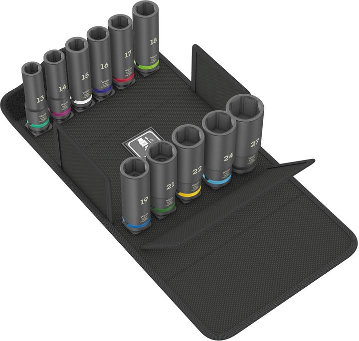 Wera 8790 C Impaktor Deep Set 1 (21 mm, 27 mm, 22 mm, 16 mm, 14 mm, 13 mm, 17 mm, 24 mm, 18 mm, 19 mm, 15 mm)