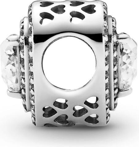 Immagine prodotto Pandora Scintillante cuori livellati Charms/Beads (Argento 925)