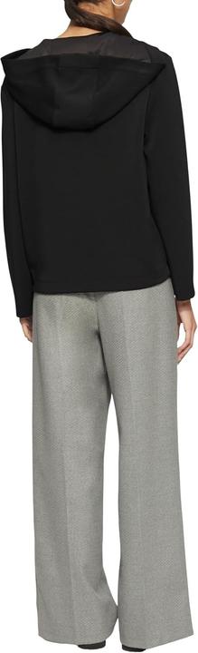 Produktbild s.Oliver Sweatshirt Kapuzenshirt aus Sweat mit Satin-Details (40)