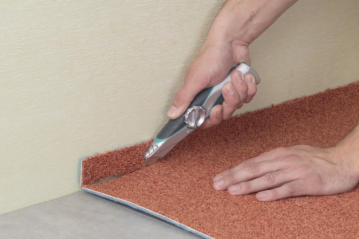 Produktbild wolfcraft 1 Profi Trapezklingenmesser + Köcher (Cutter)