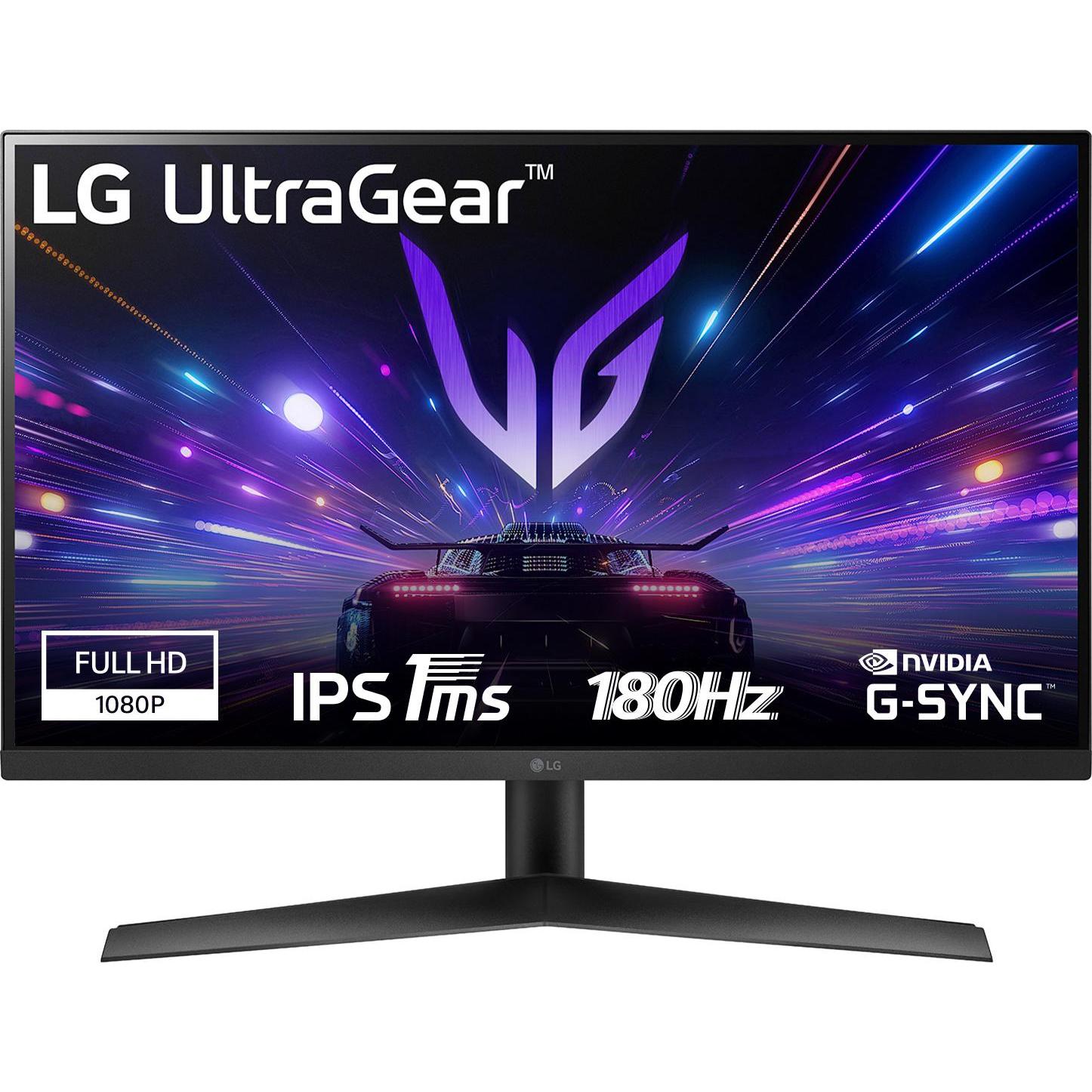 LG UltraGear 27GS60F-B (1920 x 1080 Pixel, 27"), Monitor, Schwarz