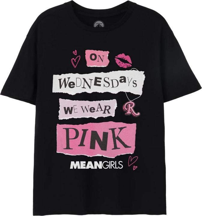 Immagine prodotto Mean Girls Maglietta Donna/Ladies Pink Wednesdays (38)