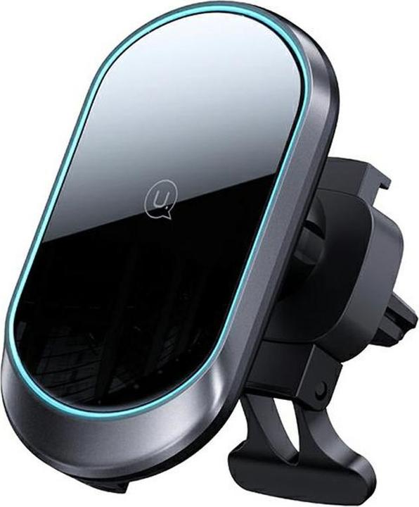 Usams Magnetyczny uchwyt indukcyjny Wireless Charging 15W do kratki went. czarny/black CD182ZJ01 (US