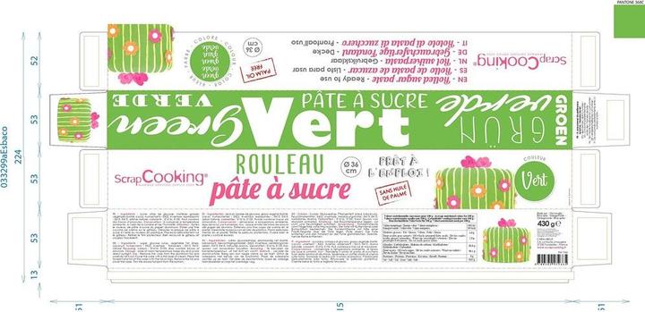 Actual product image ScrapCooking Sugar fondant (1 pcs.)