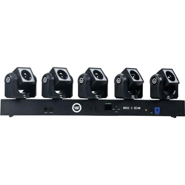 No Name LIGHT4ME BROS 5 BEAM LED-Effekt 5 Moving Heads, Moving Head
