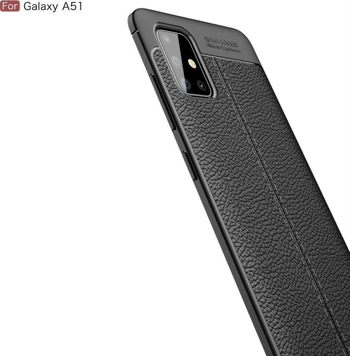 Produktbild Screenguard Samsung Galaxy A51 4G Hülle Leather Design TPU Cover (Samsung Galaxy A51)