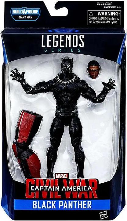 Image du produit Hasbro Captain America Civil War Marvel Legends Giant Man Series Black Panther Action Figure