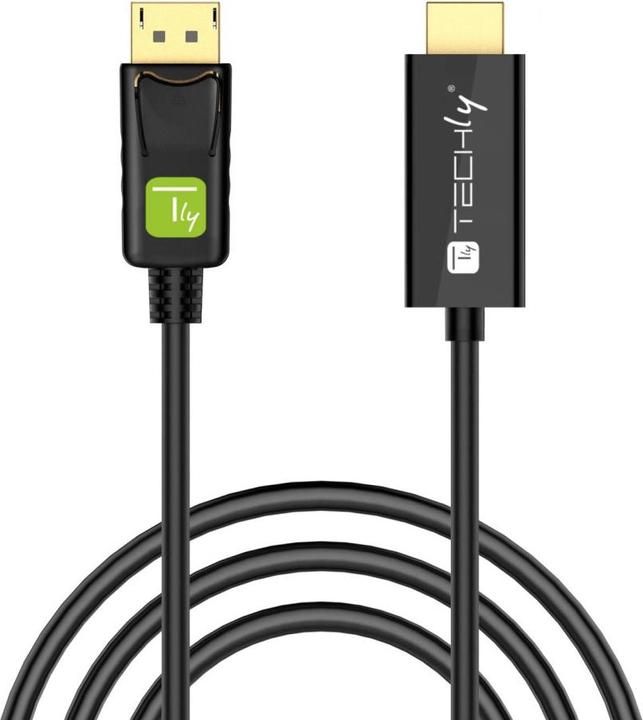 Produktbild Techly DisplayPort — HDMI (Typ A) (2 m, HDMI, DisplayPort, 1.4)